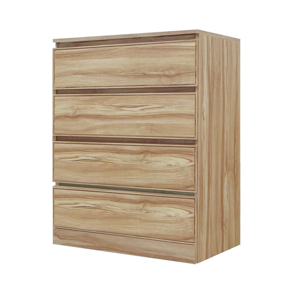 ตู้ลิ้นชัก 4 ลิ้นชัก BURO ANTARES LC80 DW สีอโรม่าโอ๊ค