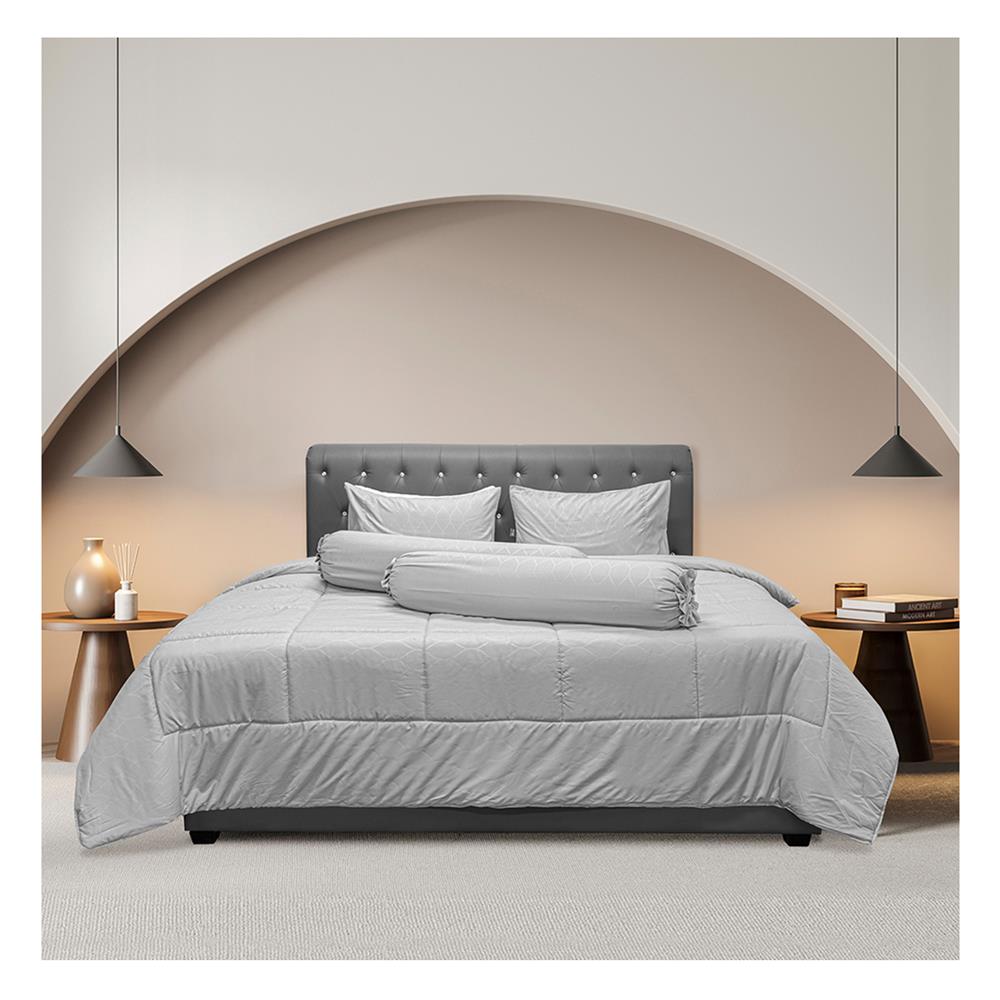 ชุดผ้าปูที่นอน 6 ฟุต 6 ชิ้น PICASSO CLASSIC STYLE สี COPEN GREY