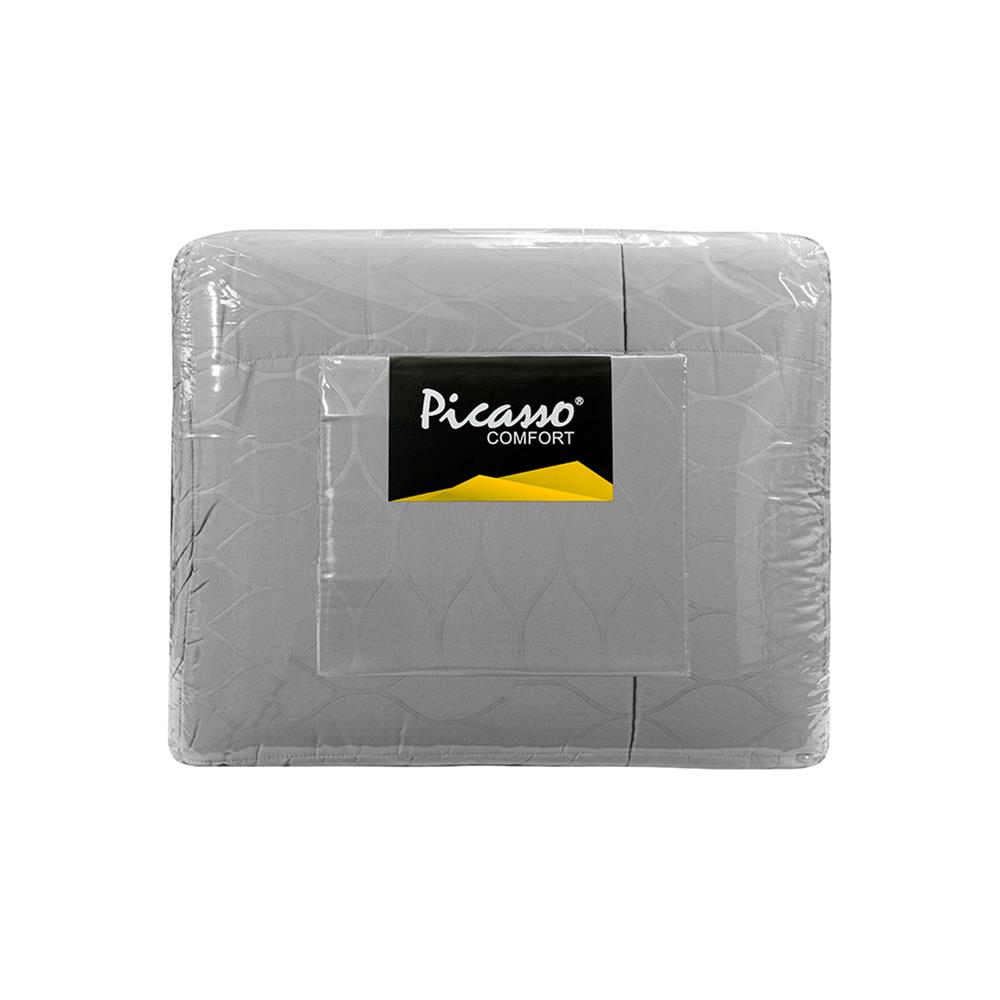 ชุดผ้าปูที่นอน 6 ฟุต 6 ชิ้น PICASSO CLASSIC STYLE สี COPEN GREY