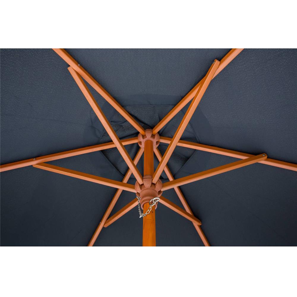 ผ้าร่มสนามกลม IVY 2.1 ม. สีดำ