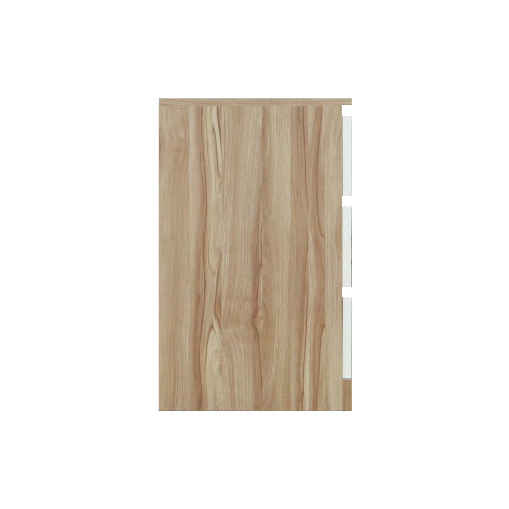 ตู้ลิ้นชัก 3 ลิ้นชัก BURO ANTARES LC80 DW สีอโรม่าโอ๊ค/ขาว