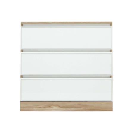 ตู้ลิ้นชัก 3 ลิ้นชัก BURO ANTARES LC80 DW สีอโรม่าโอ๊ค/ขาว_1