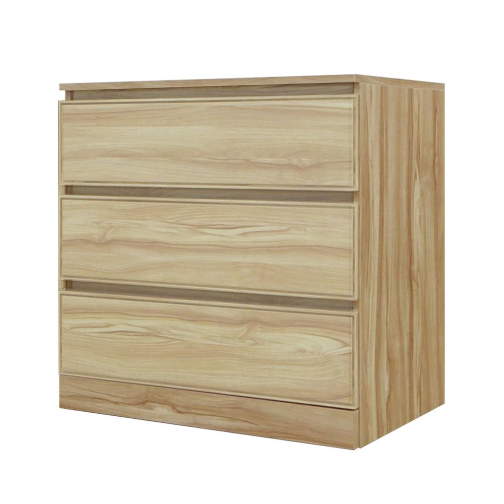 ตู้ลิ้นชัก 3 ลิ้นชัก BURO ANTARES LC80 DW สีอโรม่าโอ๊ค