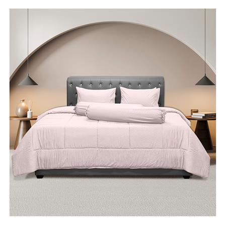 ชุดผ้าปูที่นอน 6 ฟุต 6 ชิ้น PICASSO CLASSIC สี LAGOS PINK_0