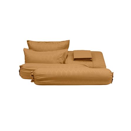 ชุดผ้าปูที่นอน 6 ฟุต 6 ชิ้น PICASSO CLASSIC STYLE สี COPEN ORANGE_1