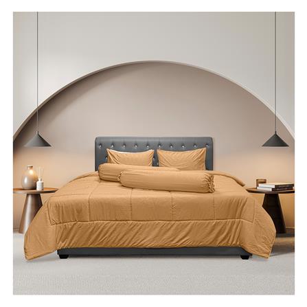 ชุดผ้าปูที่นอน 6 ฟุต 6 ชิ้น PICASSO CLASSIC STYLE สี COPEN ORANGE