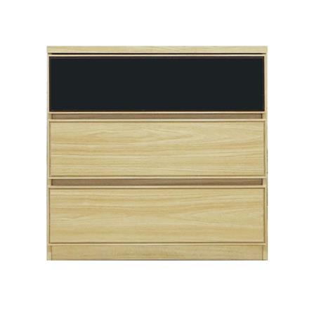 ตู้ลิ้นชัก 3 ลิ้นชัก BURO REVOLUTION LC80 DW สีเนเชอรัลแอช/ดำ_1