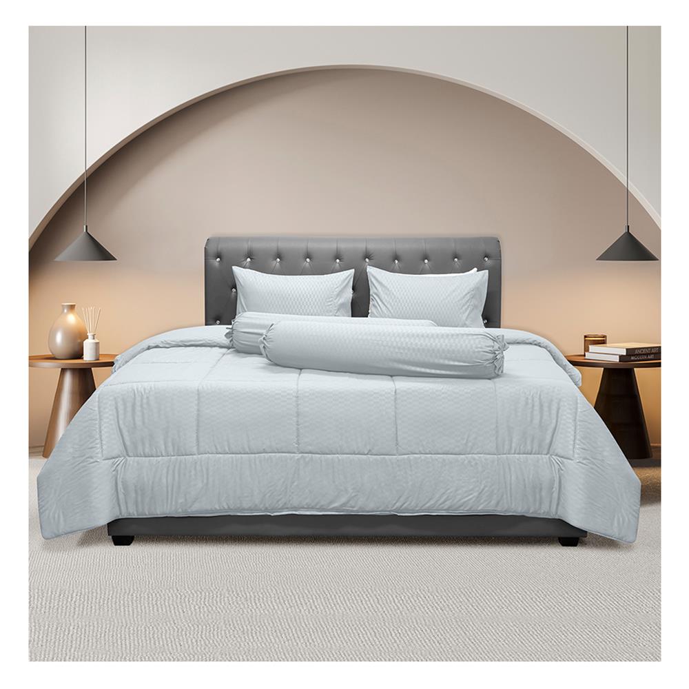 ชุดผ้าปูที่นอน 6 ฟุต 6 ชิ้น PICASSO CLASSIC สี LAGOS GREY