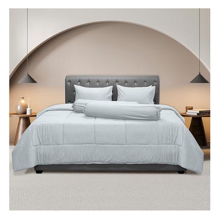 ชุดผ้าปูที่นอน 6 ฟุต 6 ชิ้น PICASSO CLASSIC สี LAGOS GREY