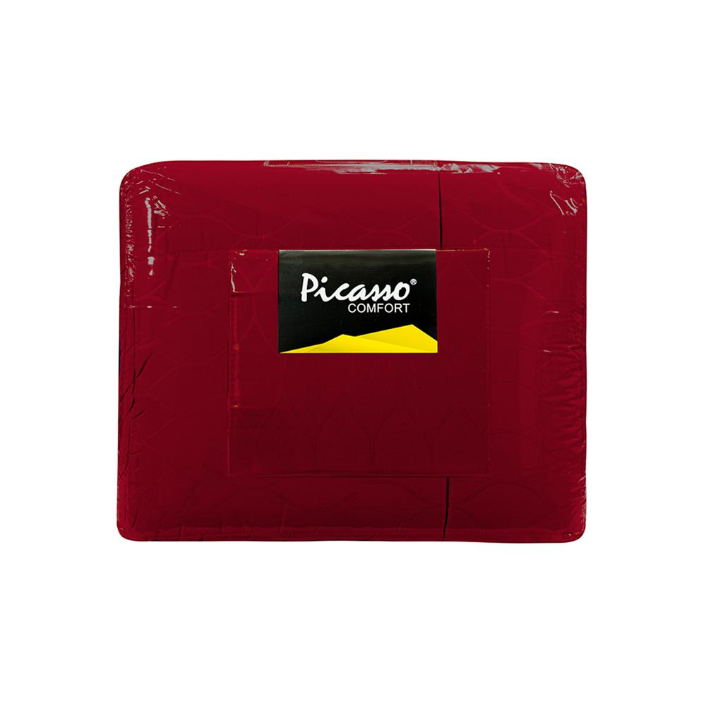 ชุดผ้าปูที่นอน 6 ฟุต 6 ชิ้น PICASSO CLASSIC STYLE สี COPEN RED