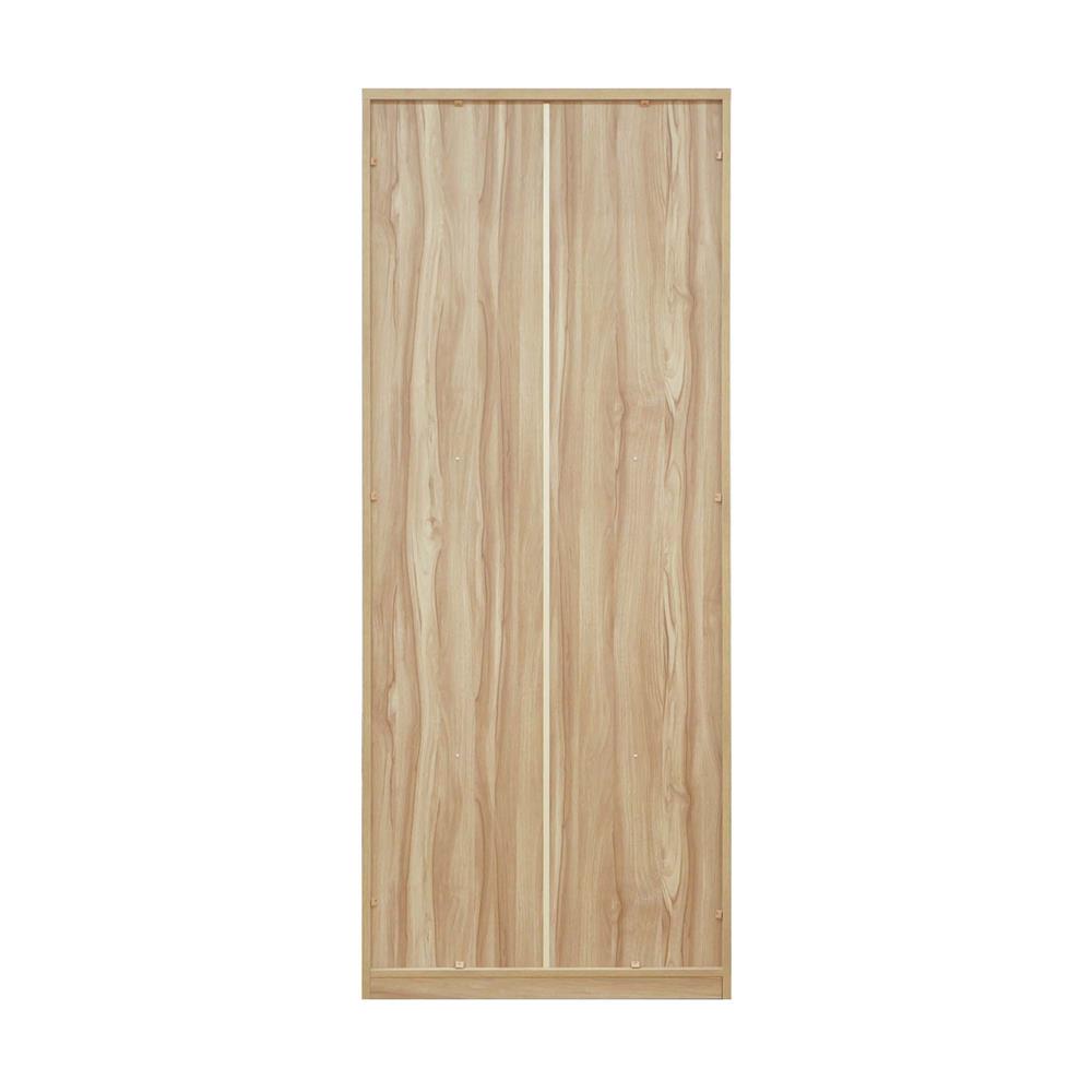 ตู้โชว์ 2 บานเปิด BURO WALLY HC 75 สีอโรม่าโอ๊ค/กระจกใส