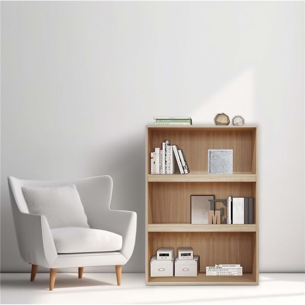 ชั้นวางของโล่ง BURO REVOLUTION C80 สีเนเชอรัลแอช