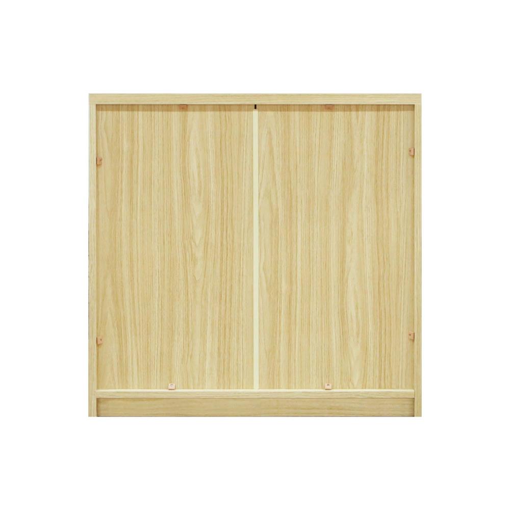 ตู้บานเปิด BURO REVOLUTION LC80 DO สีเนเชอรัลแอช/ดำ