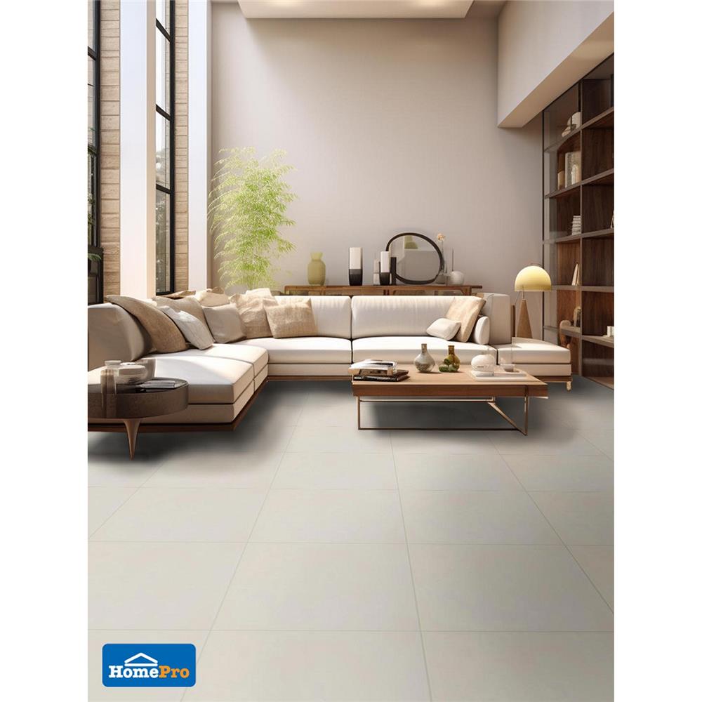 กระเบื้องพื้นพอร์ซเลน 60x60 ซม. TARA ชูก้า เบจ II 1.44 ตร.ม.