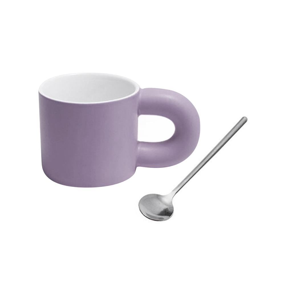 ถ้วยหู PORCELAIN 320 มล. KECH TUBE สีม่วง