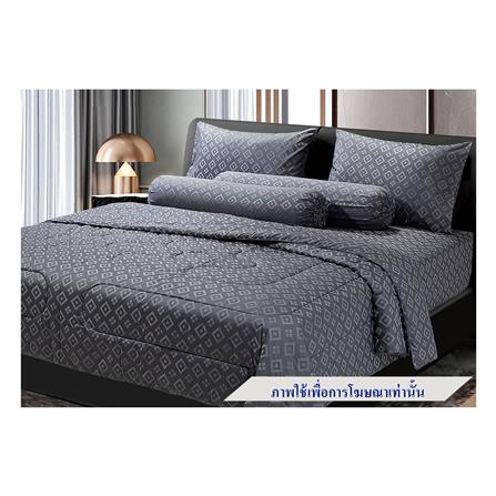 ชุดผ้าปูที่นอน 6 ฟุต 6 ชิ้น STEVENS COTTON FRESH SATEEN DM21_0
