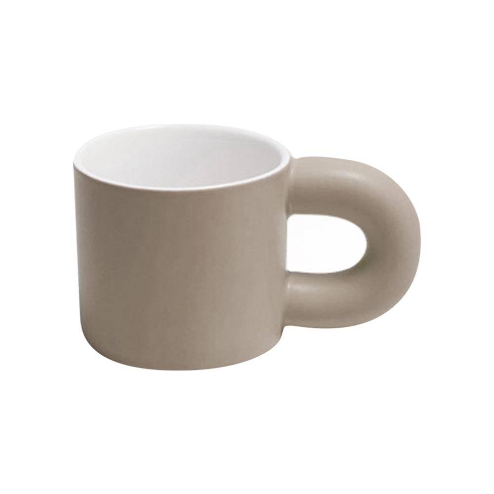 ถ้วยหู PORCELAIN 320 มล. KECH TUBE สีเทา