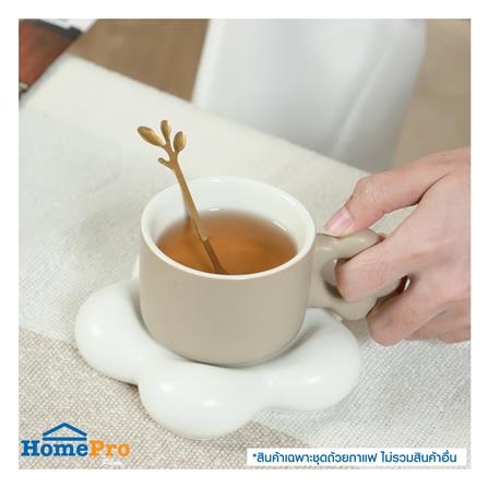 ชุดถ้วยกาแฟ PORCELAIN 250 มล. KECH FLOWER สีเทา_5