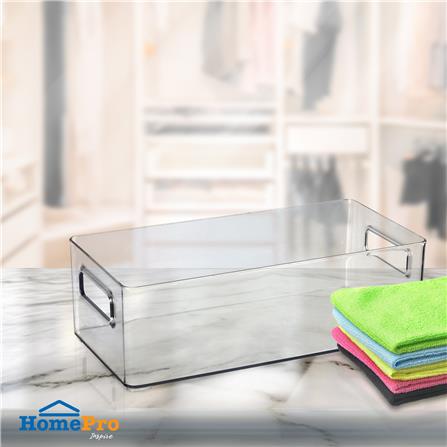 กล่องจัดเก็บผ้า PLIM KLEAR 15x30.5x10 ซม. สีใส_4