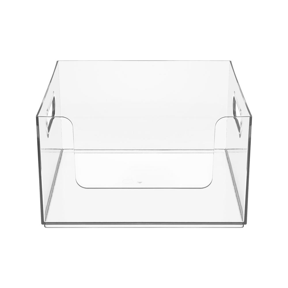 กล่องจัดเก็บผ้า PLIM KLEAR 25.3x25.3x15.3 ซม. สีใส