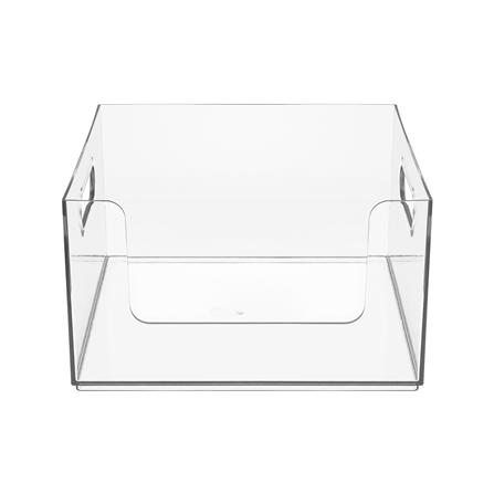 กล่องจัดเก็บผ้า PLIM KLEAR 25.3x25.3x15.3 ซม. สีใส_2