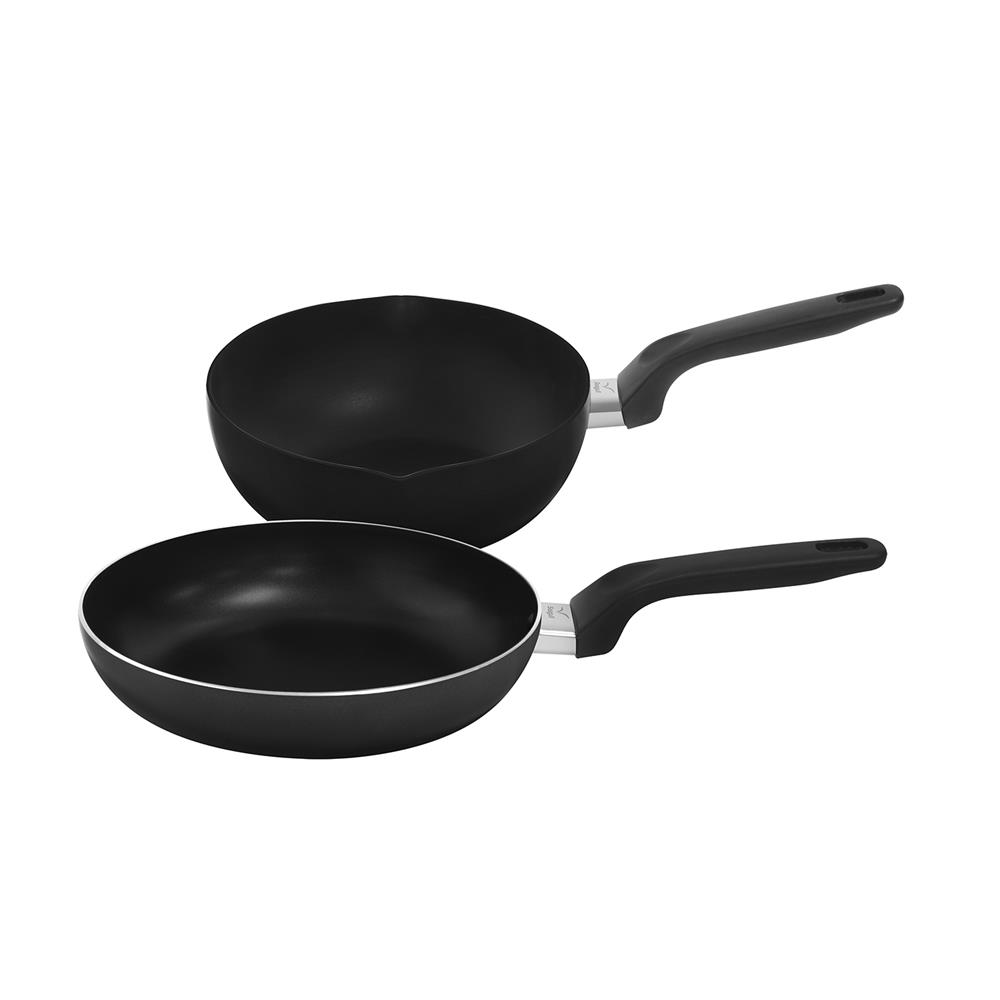 ชุดกระทะลึก 20 ซม. และกระทะตื้น 24 ซม. SEAGULL PERFECT KIT 2 ชิ้น