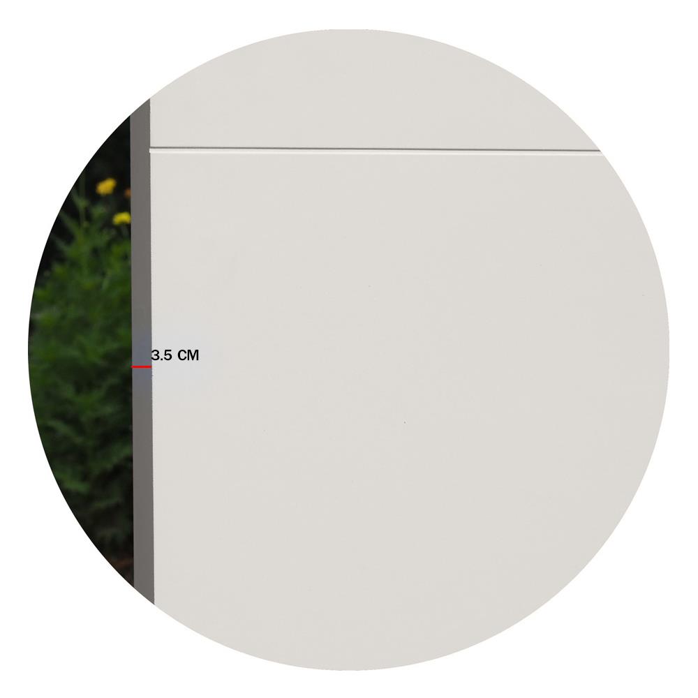 ประตูภายใน HDF METRO LINEA 05 90X200 ซม. สีรองพื้น ไม่เจาะลูกบิด