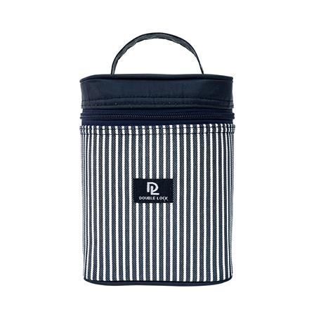 ชุดกล่องอาหารพร้อมกระเป๋า 0.55 ลิตร DOUBLE LOCK NO.49120 สีน้ำเงิน_2