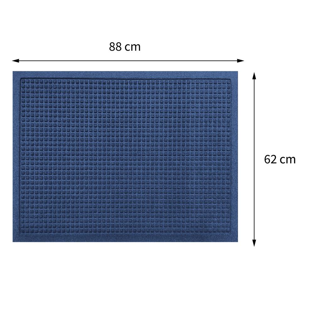 พรมเช็ดเท้าดักฝุ่น KLEEN-TEX WHII 62X88 ซม. สีกรมท่า