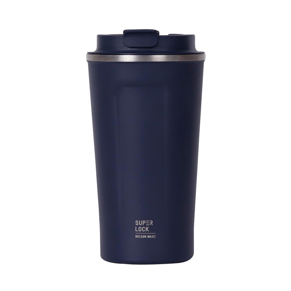 แก้วน้ำสเตนเลส 0.5 ลิตร SUPER LOCK MUG สีน้ำเงิน