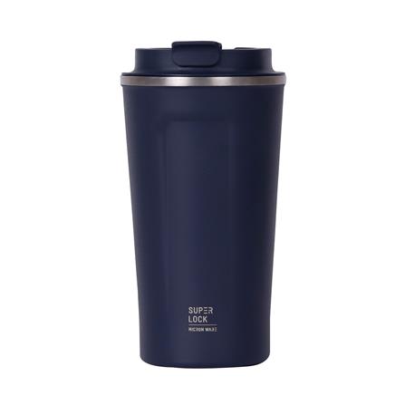 แก้วน้ำสเตนเลส 0.5 ลิตร SUPER LOCK MUG สีน้ำเงิน