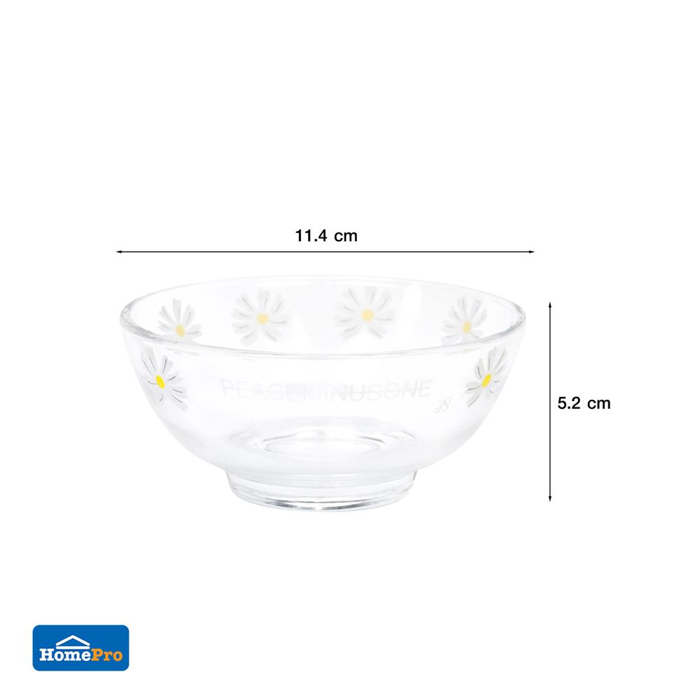 ชามแก้ว 4.5 นิ้ว KECH DAISY