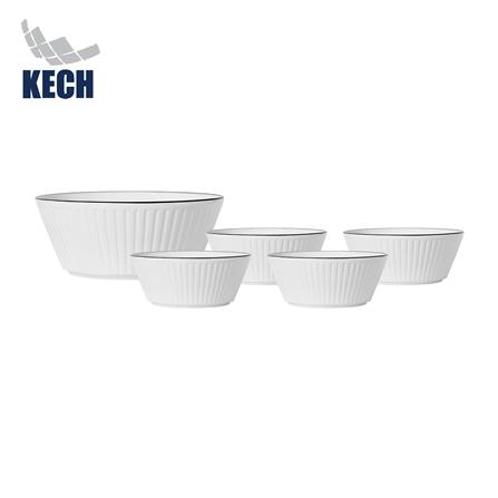 ชุดชาม PORCELAIN 4.5 นิ้ว และ 8 นิ้ว KECH MACRO 5 ชิ้น_0