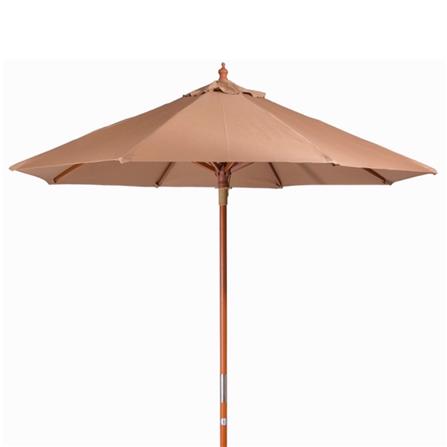 ร่มสนามกลม IVY WOOD 2.5 ม. สีน้ำตาล_0