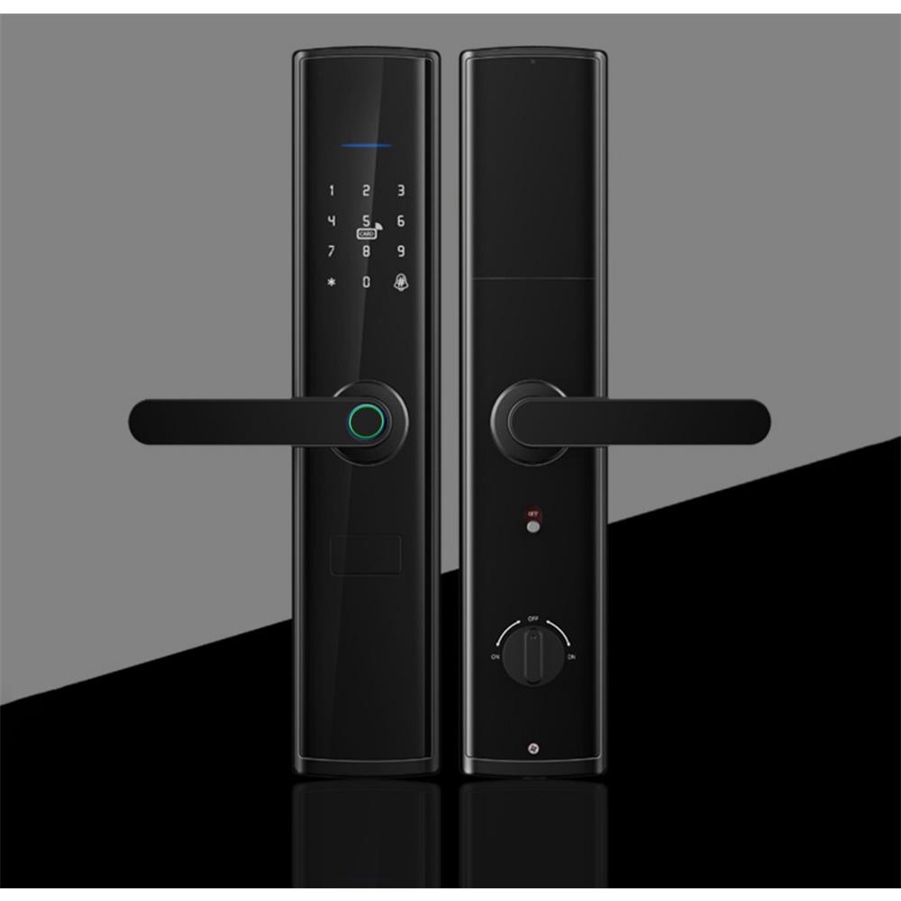 กลอนดิจิตอล C.HITECH CF1 สีดำ