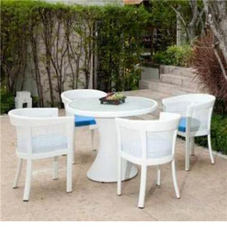 ชุดสนาม 4 ที่นั่ง IVY CARIBIAN DN006 สีขาว_1