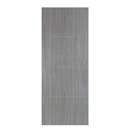 ประตูภายในเมลามีน เซาะร่อง METRO MD556 80X200 ซม. สี COMBI GREY