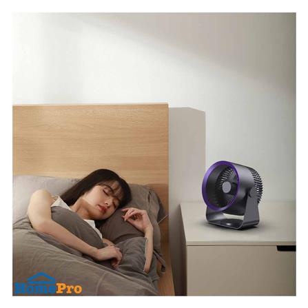 พัดลมพกพา 4 นิ้ว MUXIANG M55 สีเทา_2