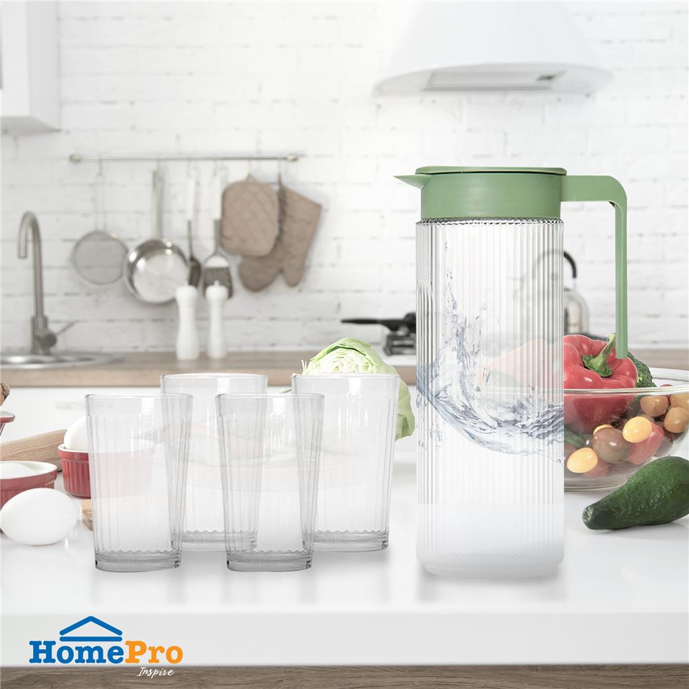 ชุดแก้วน้ำและเหยือกแก้ว KECH RIU 5 ชิ้น