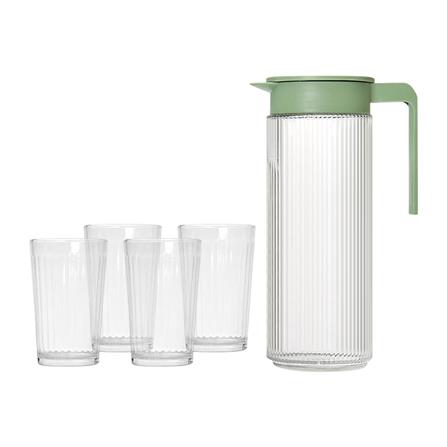 ชุดแก้วน้ำและเหยือกแก้ว KECH RIU 5 ชิ้น_0