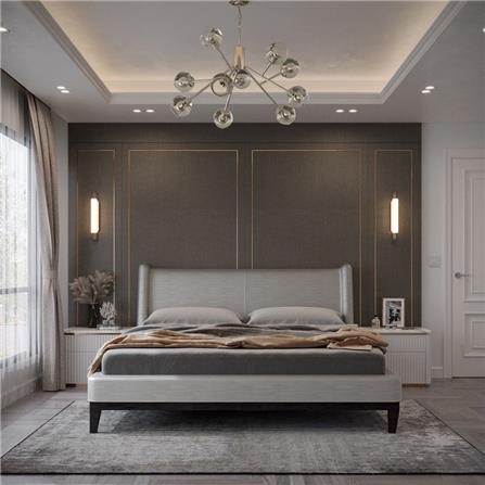 ผนังตกแต่งสำเร็จรูป SB BUILT IN 59059865 340 ซม. สี DARK WOOD_1