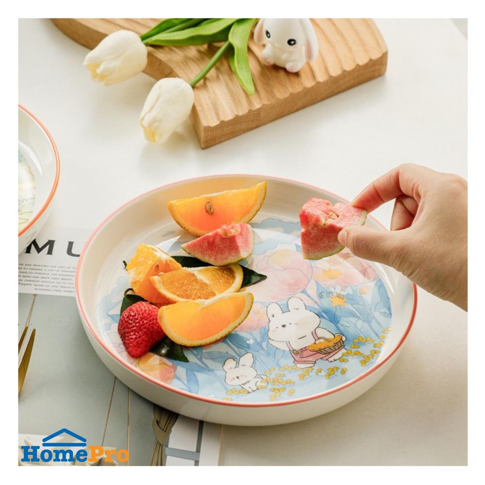 ชุดจานชาม PORCELAIN KECH RABBIT 6 ชิ้น