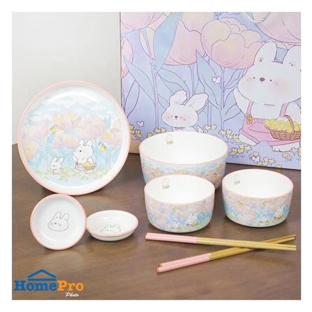 ชุดจานชาม PORCELAIN KECH RABBIT 6 ชิ้น_9
