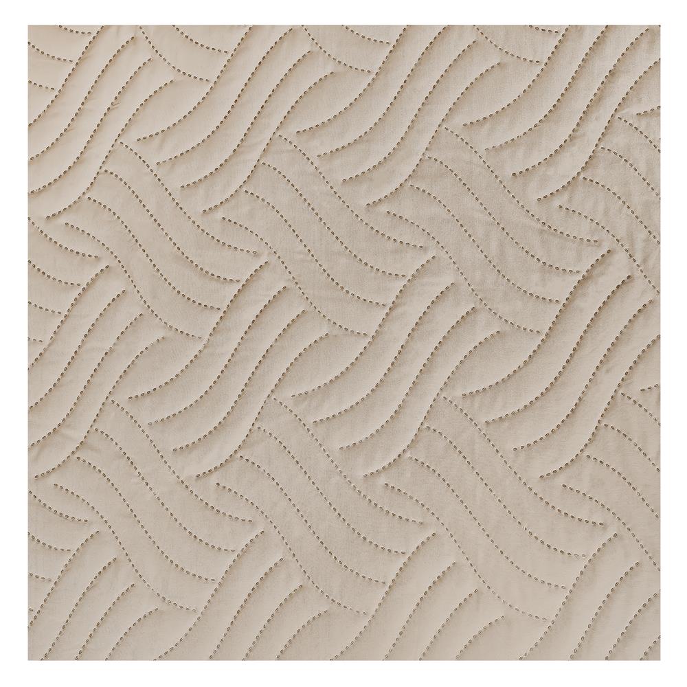 ผ้าคลุมเตียง 6 ฟุต HOME LIVING STYLE VILLA สี LIGHT BROWN