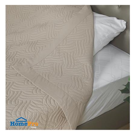 ผ้าคลุมเตียง 6 ฟุต HOME LIVING STYLE VILLA สี LIGHT BROWN_5