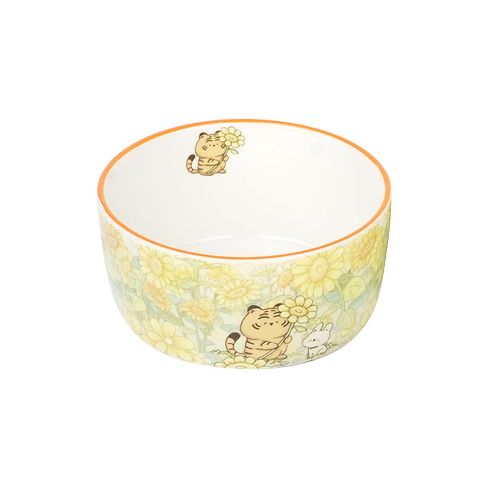 ชุดจานชาม PORCELAIN KECH TIGER 6 ชิ้น