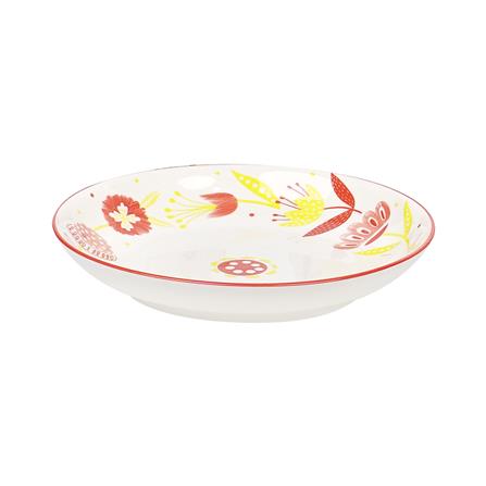 ชุดจานชาม PORCELAIN KECH RED FLOWER 6 ชิ้น_1