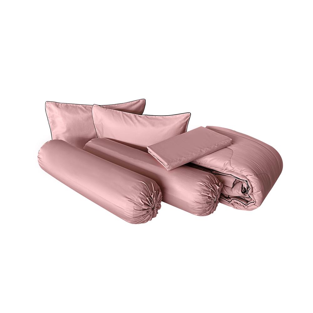 ชุดผ้าปูที่นอน 6 ฟุต 6 ชิ้น STEVENS COTTON FRESH SATEEN GN14PI