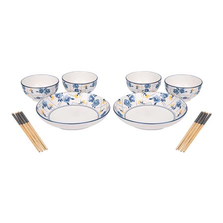 ชุดจานชาม PORCELAIN KECH CHABA 6 ชิ้น_0