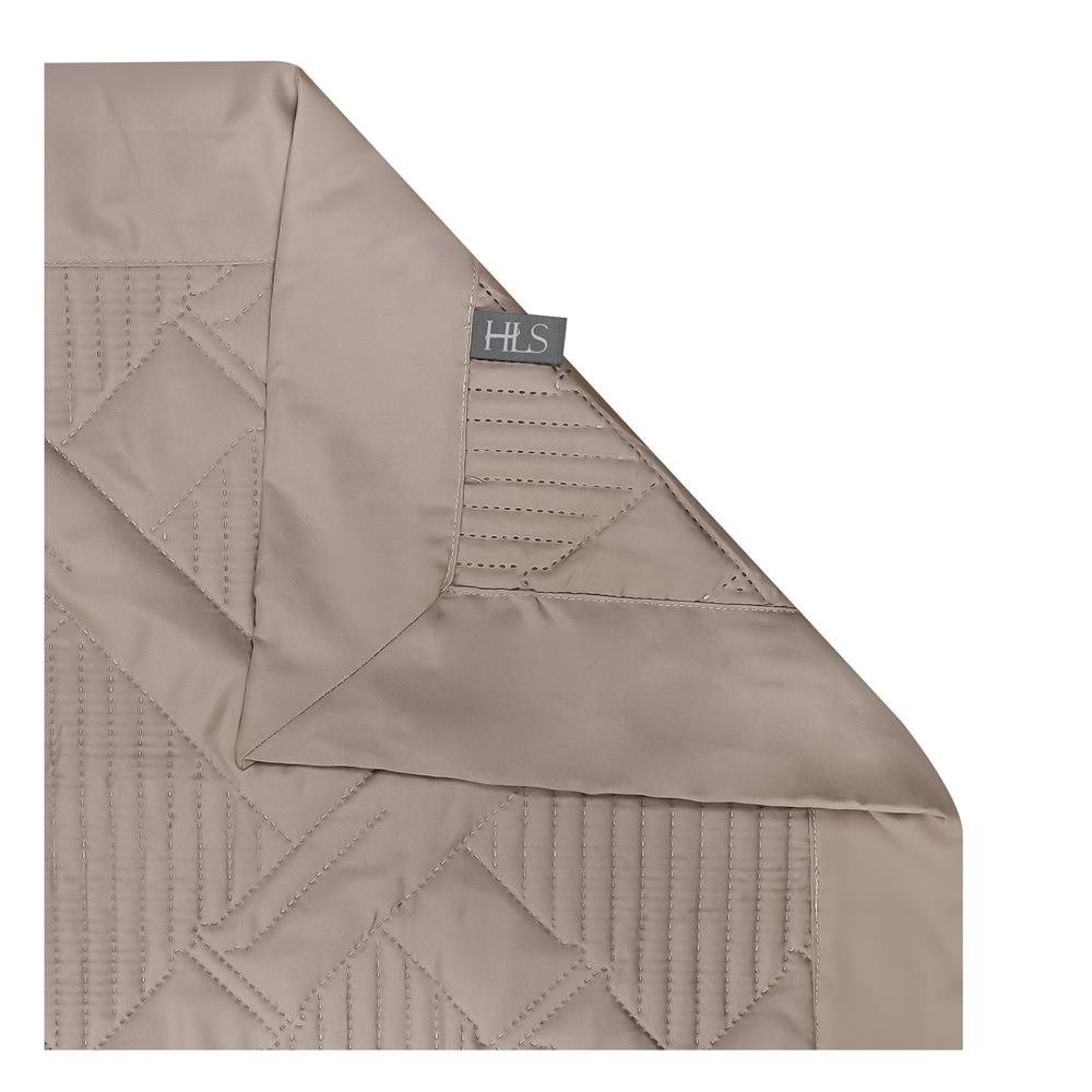 ผ้าคลุมเตียง 6 ฟุต HOME LIVING STYLE BAZAR สีน้ำตาล